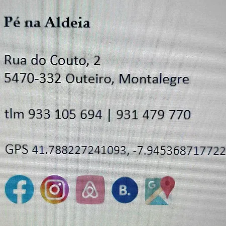 Pe Na Aldeia Outeiro (Tras-Os-Montes)